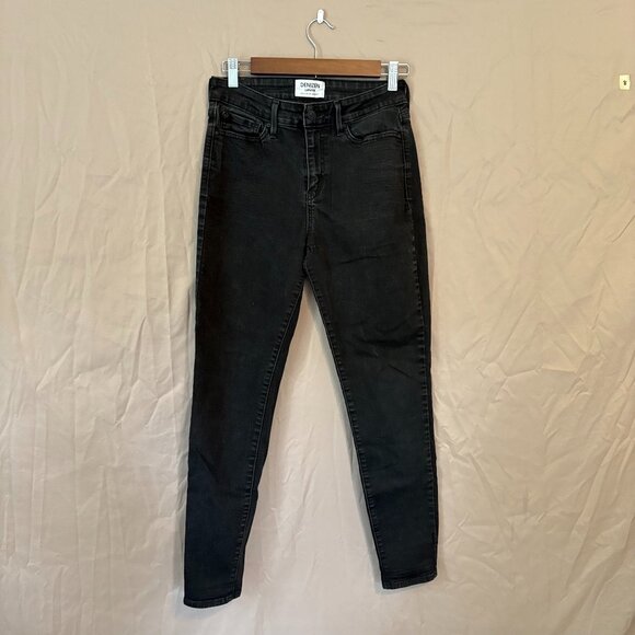 Denizen Levis High Rise Skinny Black Size 8 Womens - Picture 1 of 8